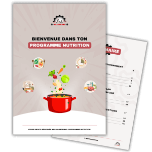 Aperçu de la couverture du programme personnalisé Nutrition réalisé par Meca Coaching